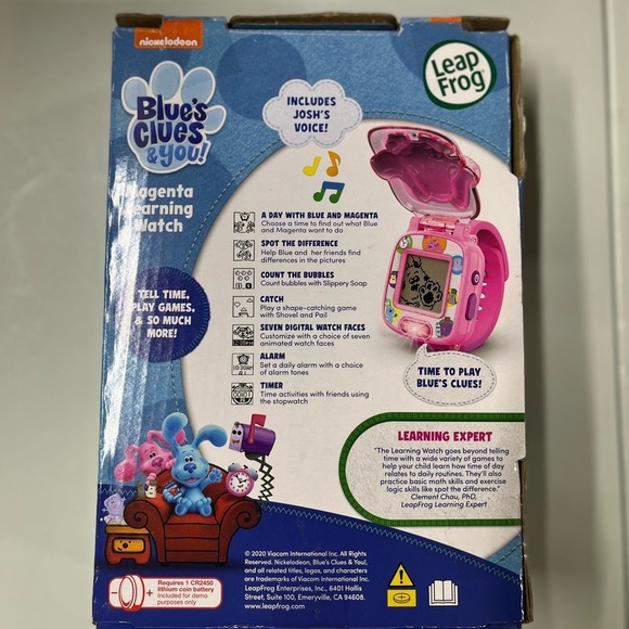 Leapfrog Blues Clues Magenta Learning Watch 3+ - Picture 7 of 8